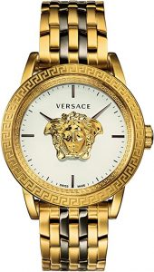 Reloj de cuarzo suizo Versace VERD00418 Palazzo Empire para hombre, Dorado, Lujo